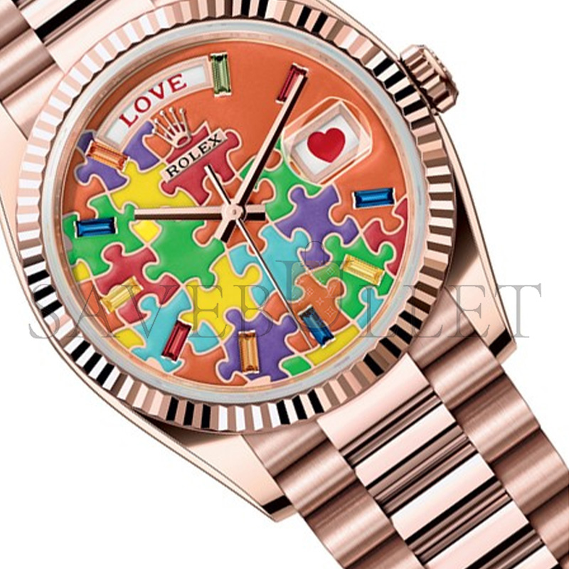ROLEX OYSTER PERPETUAL DAY-DATE 36MM 128235